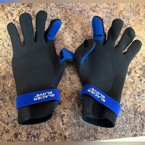 Glacier Glove Pro Angler slit-finger fishing gloves size Medium